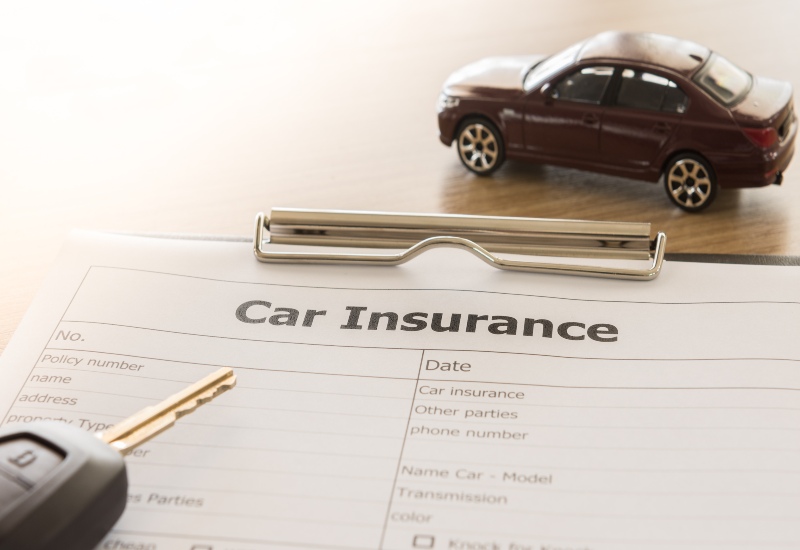 Car insurance application form with car model in Palm Bay, Florida