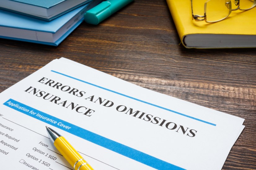 Documents and paperwork for errors and omissions insurance in Palm Bay, FL